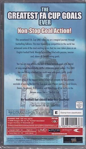 The Greatest FA Cup Goals Ever Non-stop Action - I Folie - PSP UMD Film (A Grade) (Genbrug)